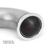 90° Flange Elbow Adapter Downpipe VBand Clamp Stainless Steel 2.5in ID To 3.2in OD