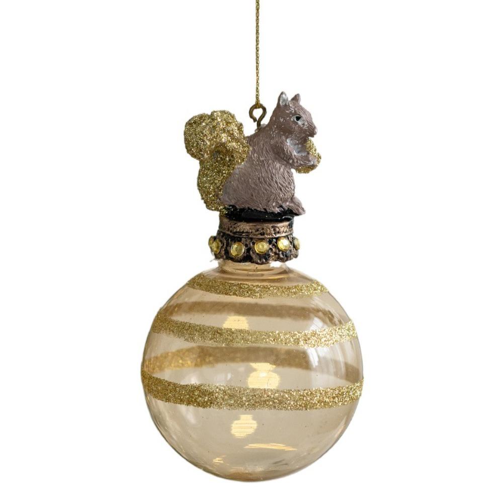 

Elk Christmas Tree Pendant Glass Xmas Pendant Merry Christmas Hanging Ornament Home Decoration Style 4