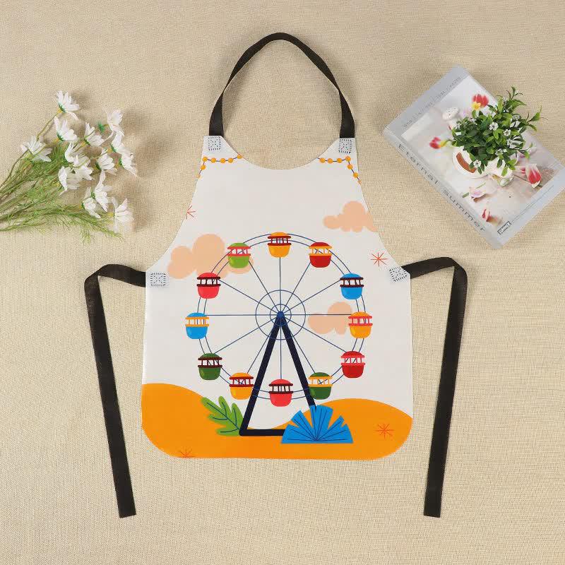 JIAQILI Kids Disposable Oil-Proof Waterproof Apron