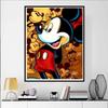 Disney Diamond Painting Mickey Mouse Themed Artwork Cartoon 5D Diamond Cross Stitch Mosaic Home Decor Gift