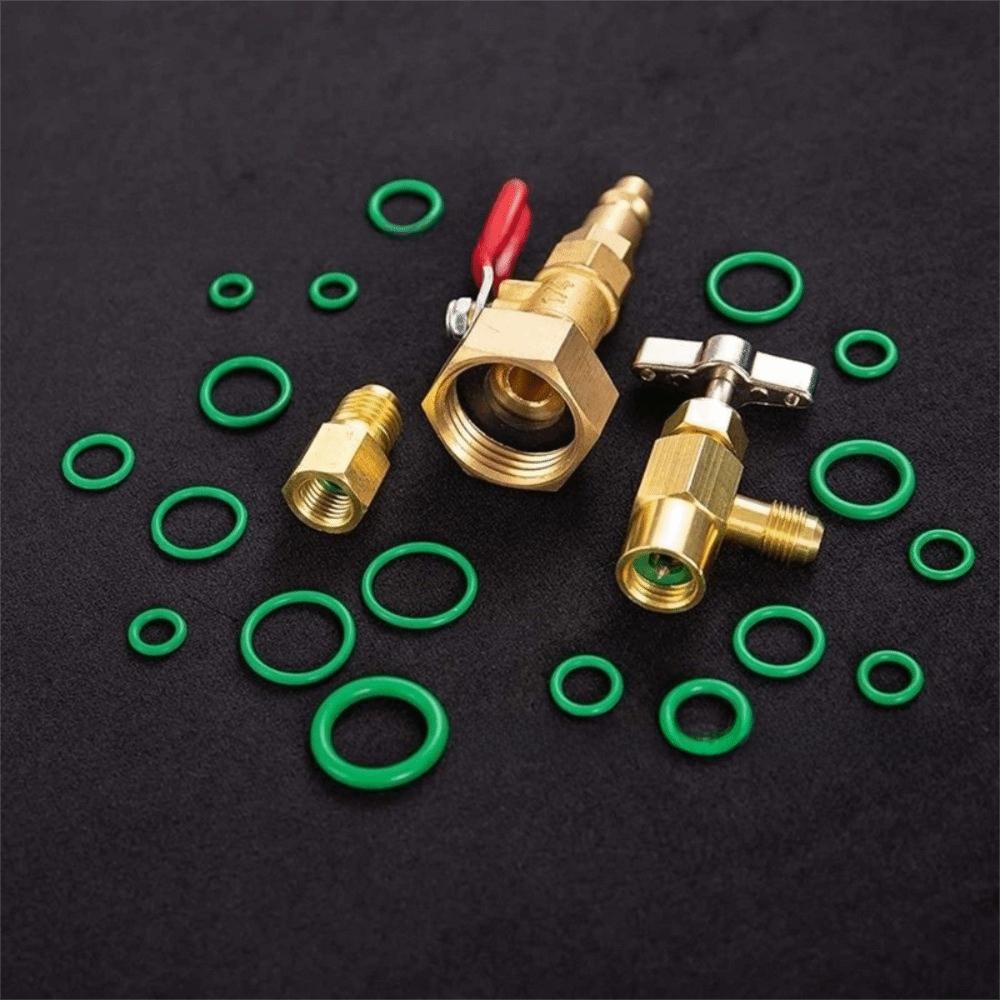 530pcs/set 18 Size Seal Rubber O-Rings Green Automotive A/C Plumbing Repair  Plumbing Repair