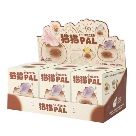 Mini Cat Ornament with Crystal Desktop Resin Cat Figurine Aroma Diffuser Stone Aromatherapy Fragrant Oil Diffuser for Home Office Meditation Room