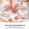 Black And Red Kneading Dough Mat Silicone Baking Mat Pizza Cake Dough Maker Kitchen Cooking Grill Gadgets Bakeware