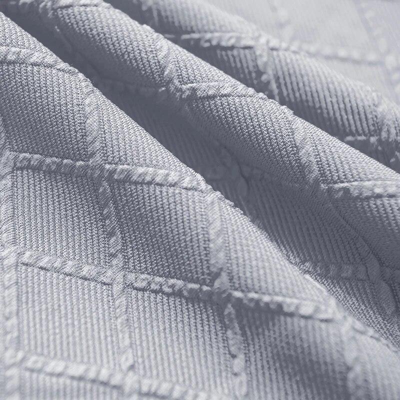 XL-Größe, Rhombus-Jacquard-Stretch-Stuhlbezug, hohe Rückenlehne, elastische Bezüge für Esszimmer, Küche, schmutzabweisender, kratzfester Sitzbezug