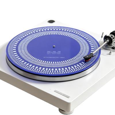 Turntable Strobe Disc 11.81 In X 3mm LP Stroboscope Mat Double Sided 33/45/78 RPM for Record Players Tests Rotational Speed