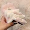 Rabbit Wool Women's Autumn/winter Thick Thermal Socks Floor Socks Fluffy Soft Breathable Pink Strawberry Girl Socks