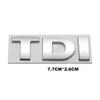 For VW Golf Passat Tiguan Jetta Amarok TDI Badge 3D Metal Car Stickers Tail Decoration Decal Side Sticker