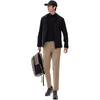 Anta Fleece Slim Fit Water-Resistant Training Pants Men Bottoms Khaki 152517506N-2
