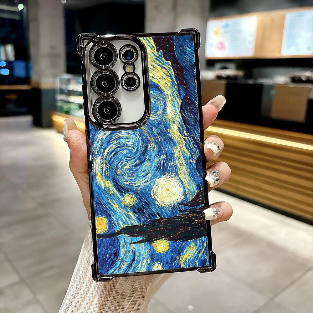 

Van Gogh Starry Night Cafe Terrace Funda For Samsung S26Ultra Case For Galaxy S25 FE S26 S24 S23 S22 S21 Ultra S20 Plus 5G Cover Galaxy S21