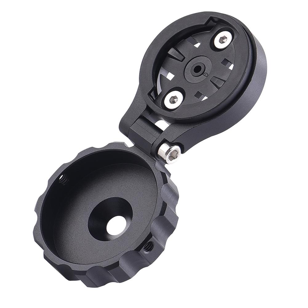 

Bicycle Computer Mount for Airtag Bike Mount Bike Computer Stem Holder Speedometer Bracket for Garmin Bryton Wahoo чёрный
