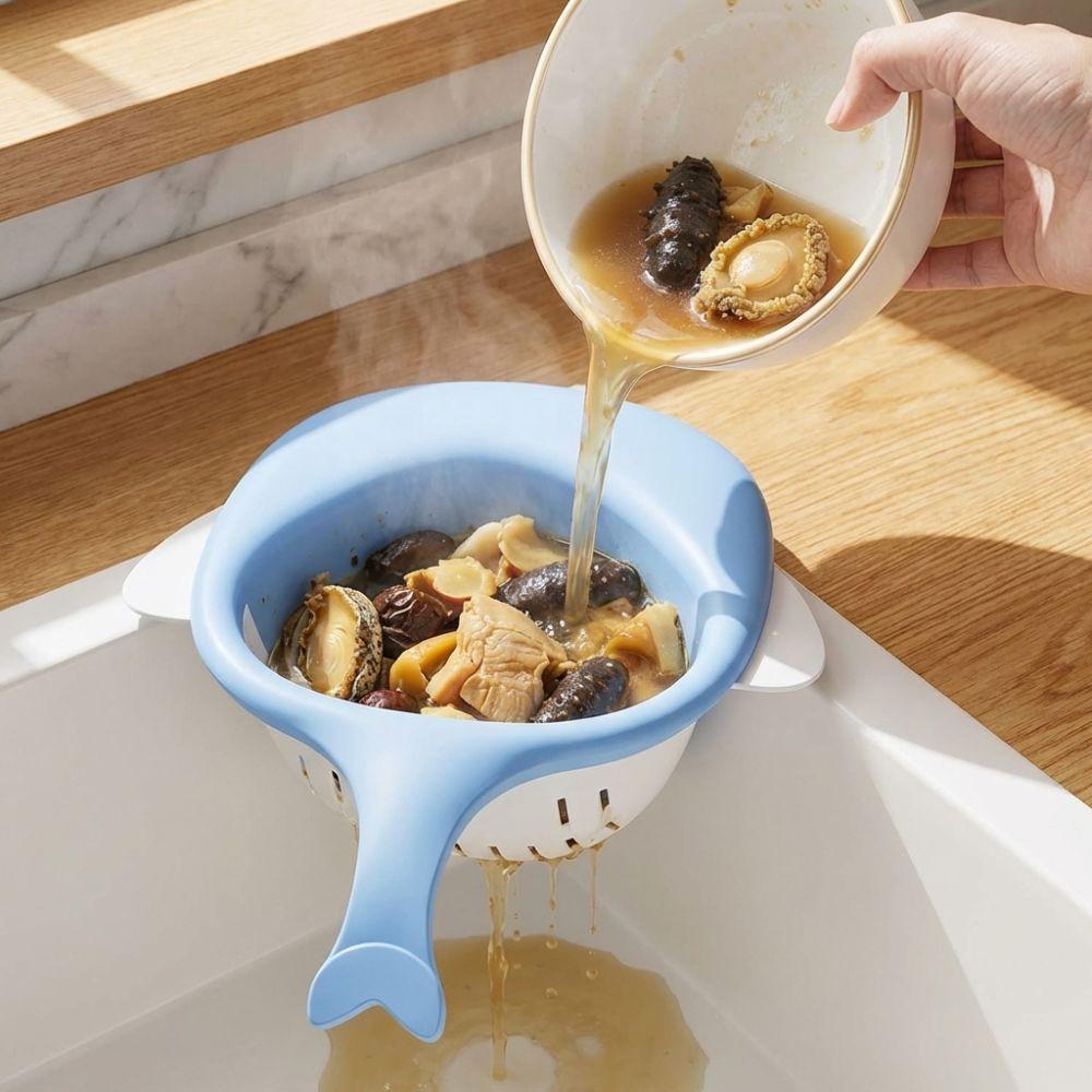 Leak-proof Sink Strainer Basket Anti Clogging Kitchen Sink Drainer  Fruit Vegetable Washing
