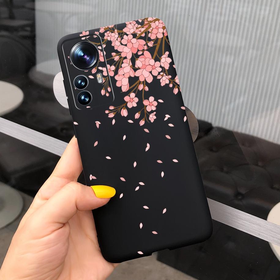 For Xiaomi 12 Pro 5G Case Cute Cartoon Painted Matte Cover For Xiaomi Mi 12 Pro 5G Global Funda on Xiomi 12 Pro Mi12 12X 5G Capa