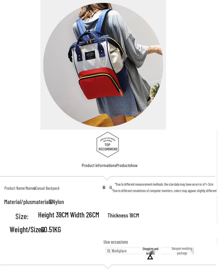 Mummy Bag: Large Capacity Multifunctional Waterproof Backpack for Maternity and Diapers