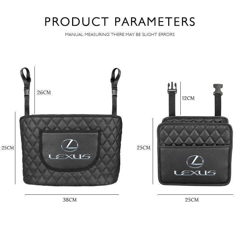 Car Seat Backrest Storage Stowing Tidying Pocket For Lexus FSPORT LBX NX RX 350h 450h ES UX 300e GS GX IS LS LX CT LC RC GX460
