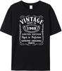 Made in 1960196119621963196419651966196719681969 T Shirt Father Day Birthday Gift Retro TShirts Unisex Vintage Tee