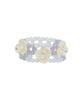 Swingset Flower Topping Beads Ring (Yellow)