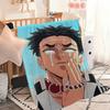 hot anime fanart cool g-Gyomei h-Himejima Blanket Flannel warm comfort soft plush blanket sofa living room bedroom travel gift