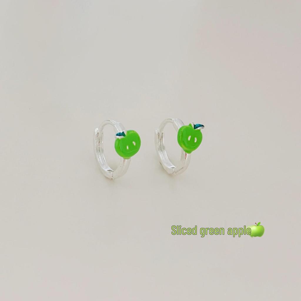 Red Apple Tassel Earrings: Sweet Spring Design for Women