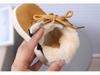 Leichte Retro Unisex Kinder Stiefel mit dicker Sohle aus gelbem Leder, Herbst 2025 Kollektion