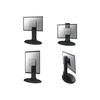 Stand for 3 LCD Screens NEWSTAR FPMA-D700DD3 - Black - Screen Size : 10"-27" - Desk