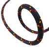 GM CLIMBING CE UIAA Certified Double Braided 6mm Accessory 6m Black Cord, Polyester, Cut,