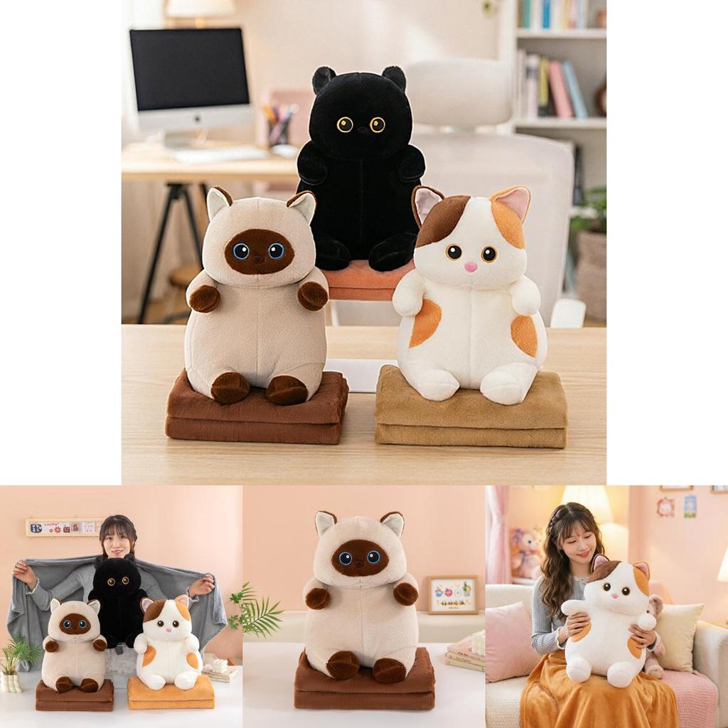 Plush Cat Toy Keychain With Pp Cotton Filling For Kids And Collectors