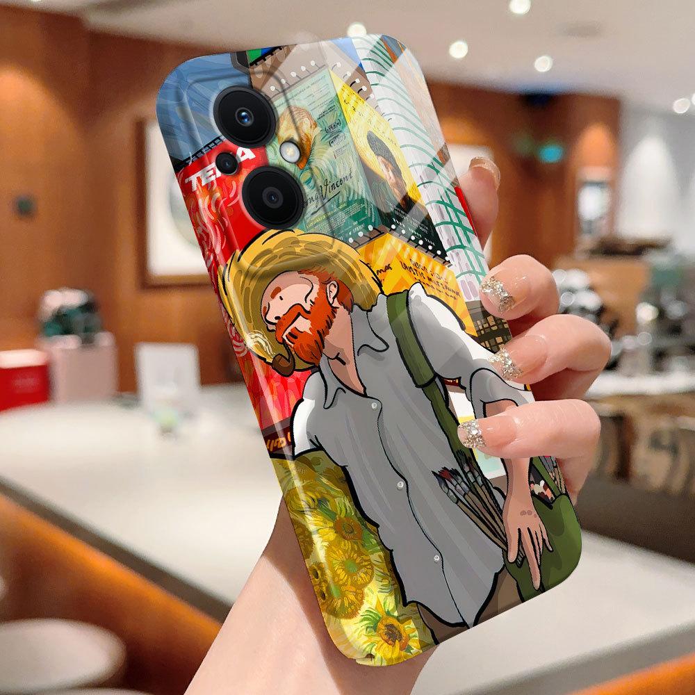 All-inclusive Film Phone Case Cartoon Fashion Design Hard Shell Full Cover Camera Protection Case for OPPO A60 A96 Reno12 Realme C53 C75