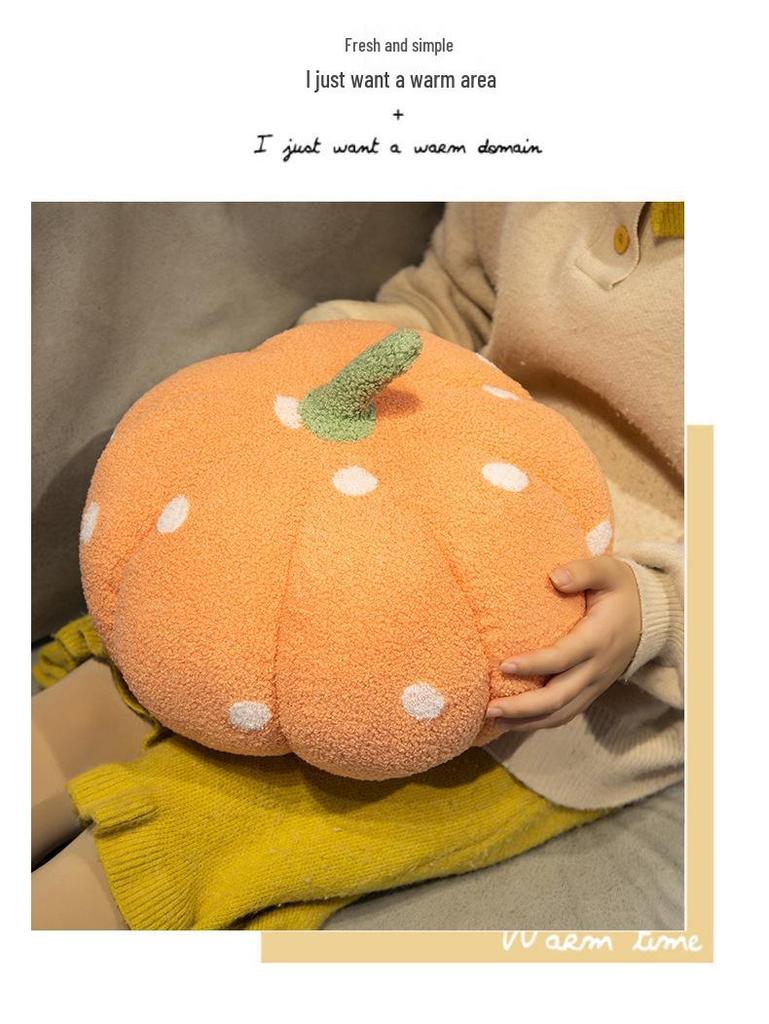 Halloween Pumpkin Throw Pillow - Creative Sofa Cushion for Living Room, Car, Bedside, and Bay Window Decor; Waist Support and Backrest.