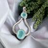 925 Sterling Silver Multi Gemstone Fashionable Jewelry Pendant 1.51" For Gift CP-4
