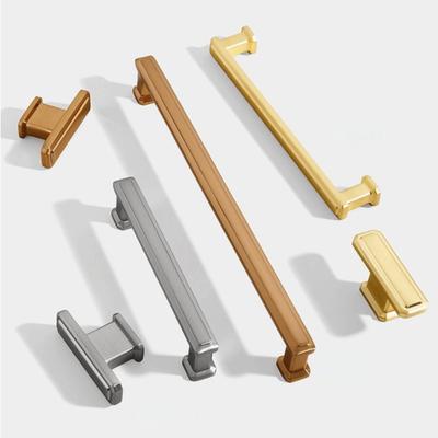 Zinc Alloy Cabinet Handles Nordic Style Closet Handle Furniture Hardware  Kitchen Accessories