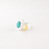 Blue Turquoise Gemstone 925 Solid Silver Jewelry Handmade Ring Valentines Gift RR-61-30