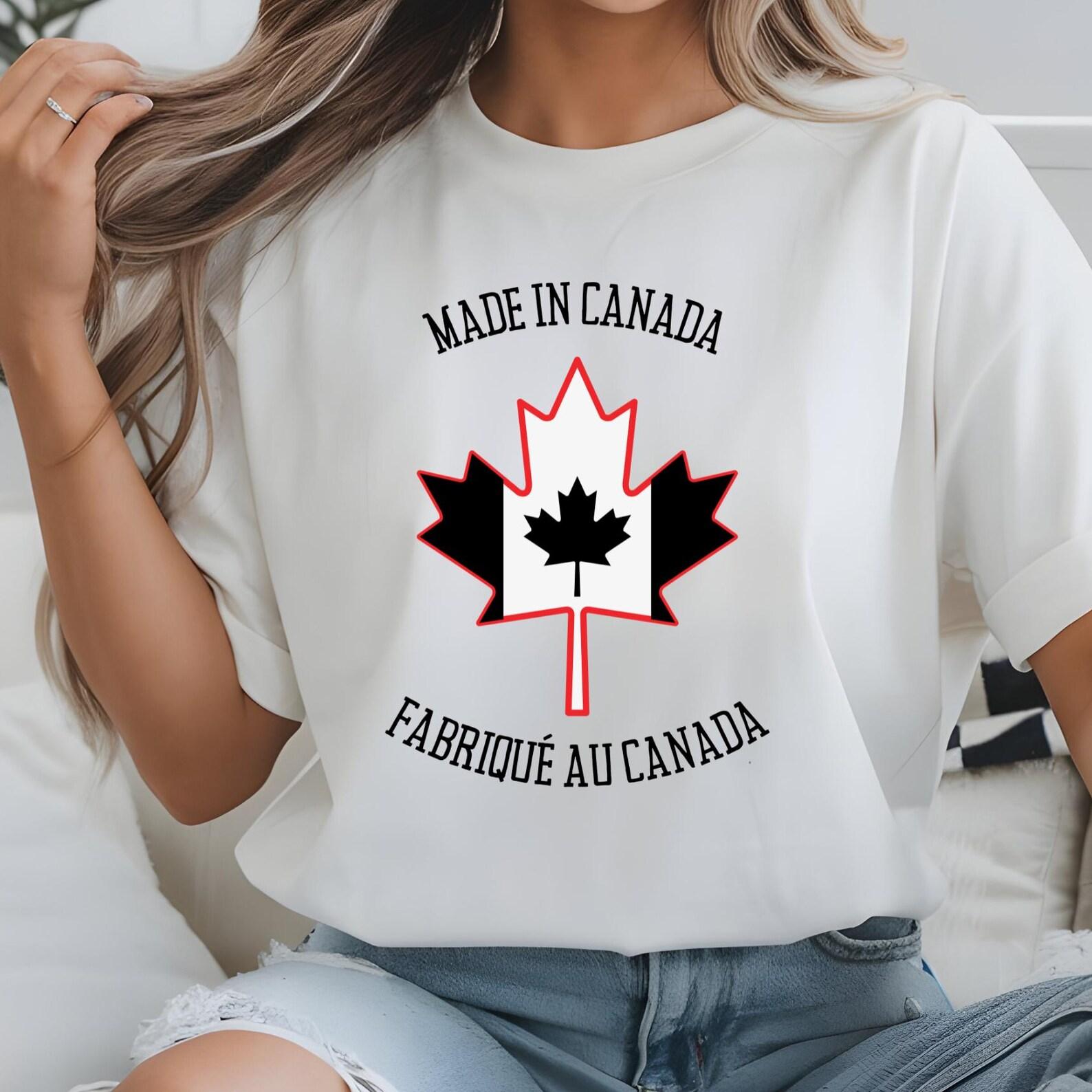 Canadian Pride T-Shirt – Maple Leaf, Made in Canada L