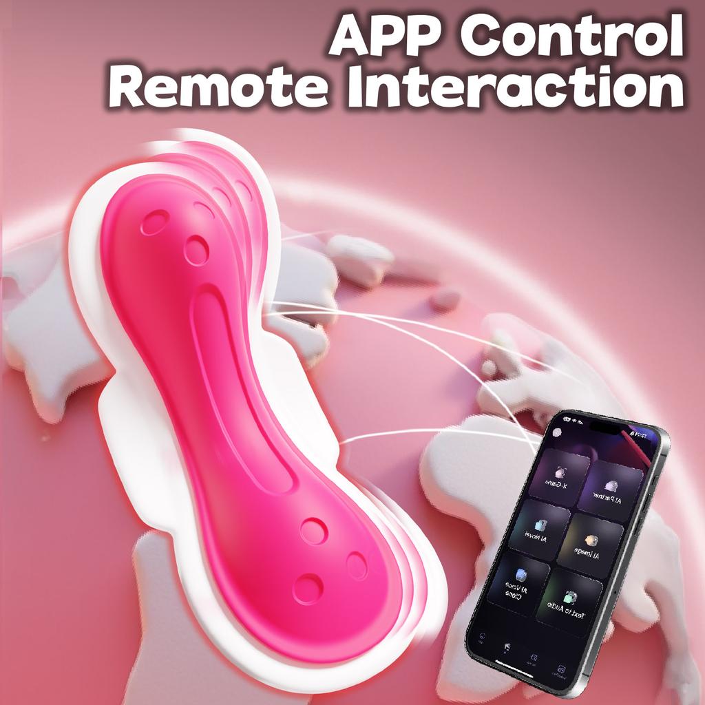 Wearable Panty Vibrator Vibrating Sex Toys for Women and Couples 9 Vibration Modes, APP Remote Control Sex Toys