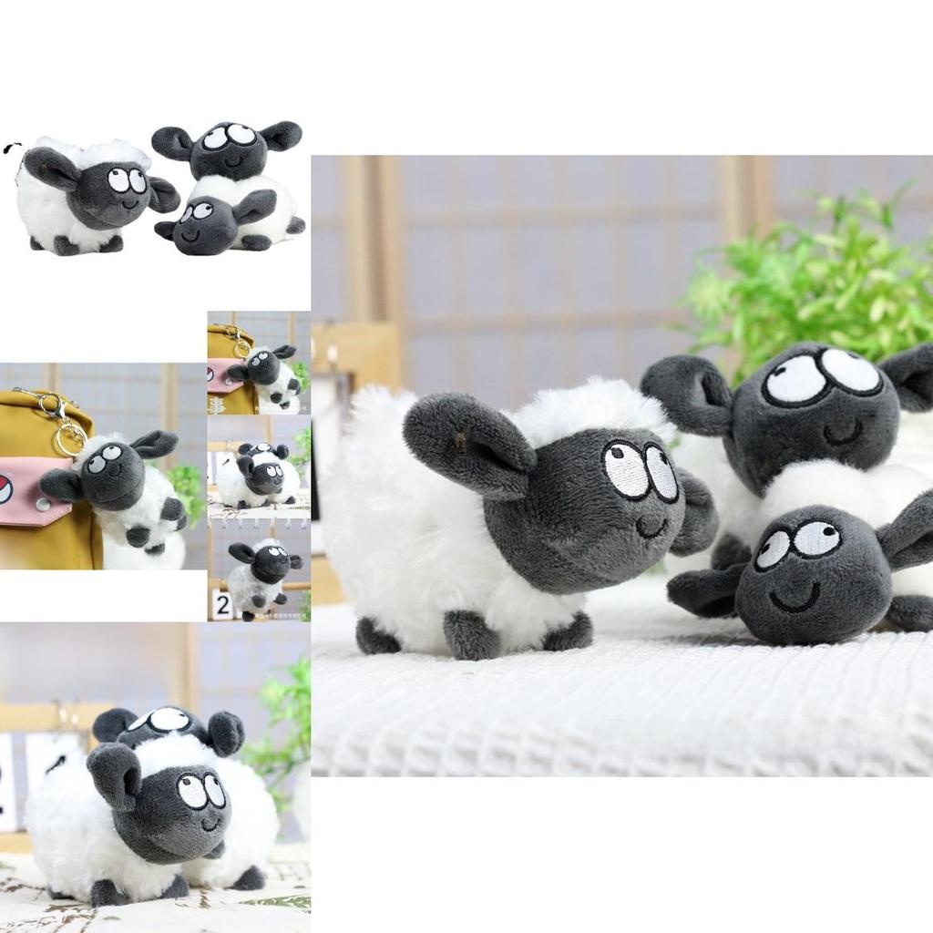 Charming Little Sheep Plush Toy Cozy Keychain Fluffy Lamb Doll For Bag Accessories