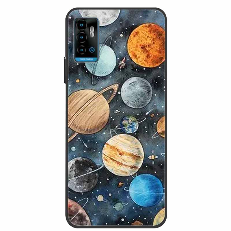 For ZTE Blade A71 Case Shockproof Soft silicone TPU Back Cover For ZTE BladeA71 Phone Cases for ZTE Blade A 71 2021 Cute Cartoon
