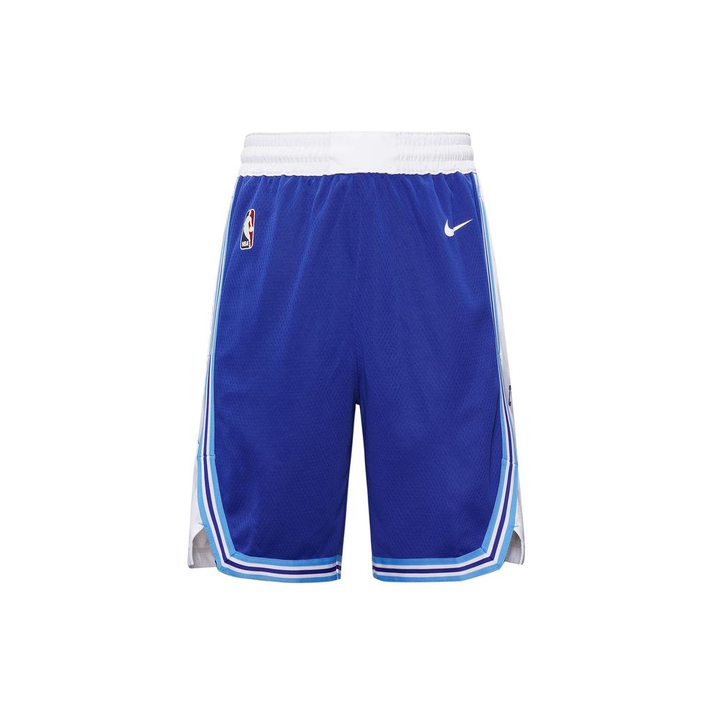 Nike Lakers Casual Basketball Shorts 2020-2021 Season Men Bottoms Blue CN1029-495