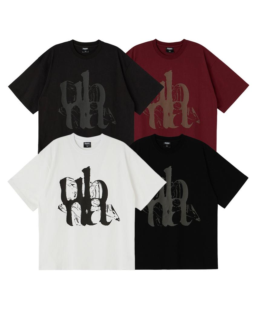 URBANAGE [Set] Essential Graphic Oversized Short Sleeve 8 Types (Select 2)