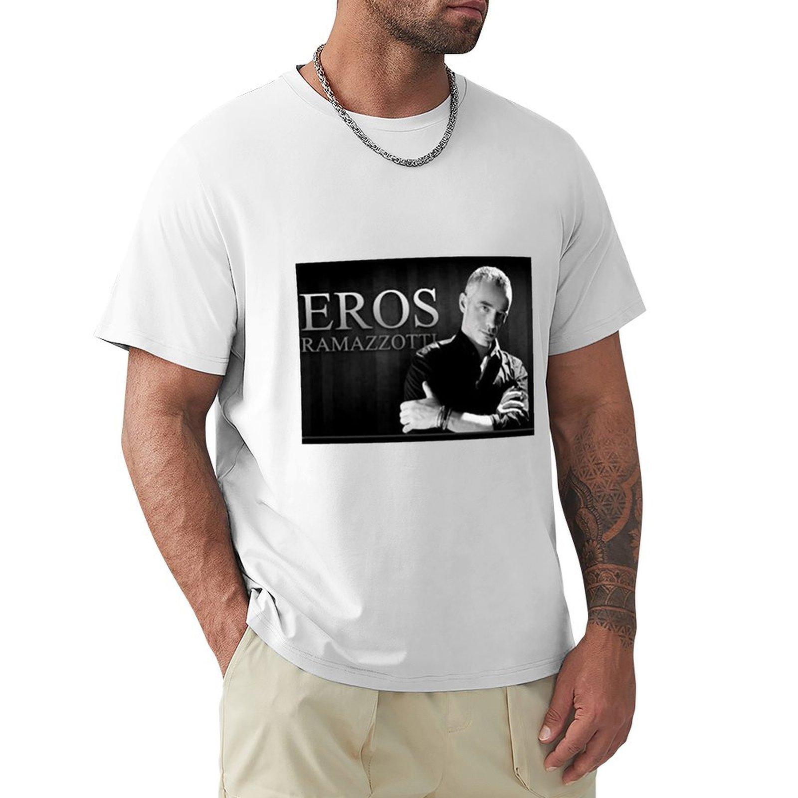 Eros Ramazzotti Album Tshirt Quick Dry Outdoor Sports Tshirt S