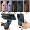 EUCAGR Handgelenkband Leder Geldbörsenhülle Für Samsung Galaxy S26 Ultra S24 S23 S22 Note20 Plus Ultra Kartenhalter Abdeckung Für S25 Plus
