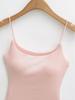 Women's Slim Fit High Elasticity Camisole - Spring/Summer Basic Layer, No Bra Needed, Beautiful Back Design.