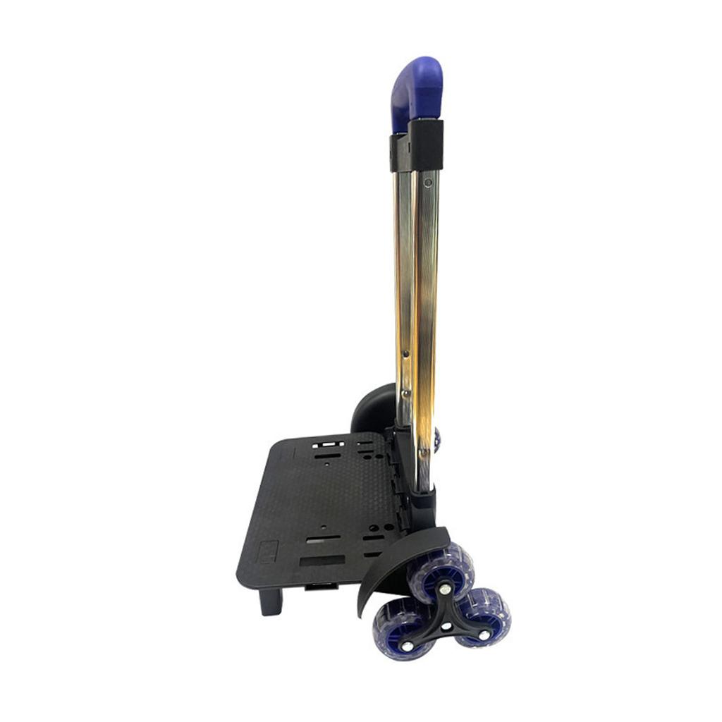 Cărucior pliabil 6 roți Cărucioare de bagaje cu rotile Durabil Cărucior rucsac Bagaje student Cărucior de mână de călătorie pentru genți