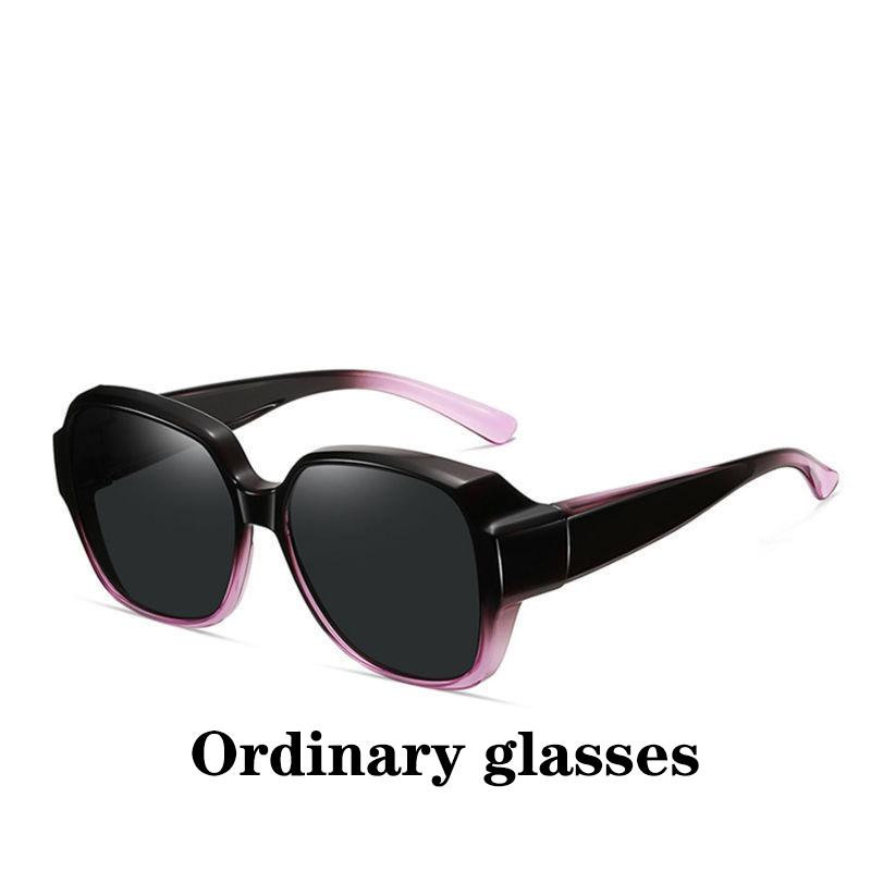 Fashion Round Polarized Sunglasses Cover Over Myopia Prescription Glasses Portable Men Women Vintage Fishing Driving Eyewear