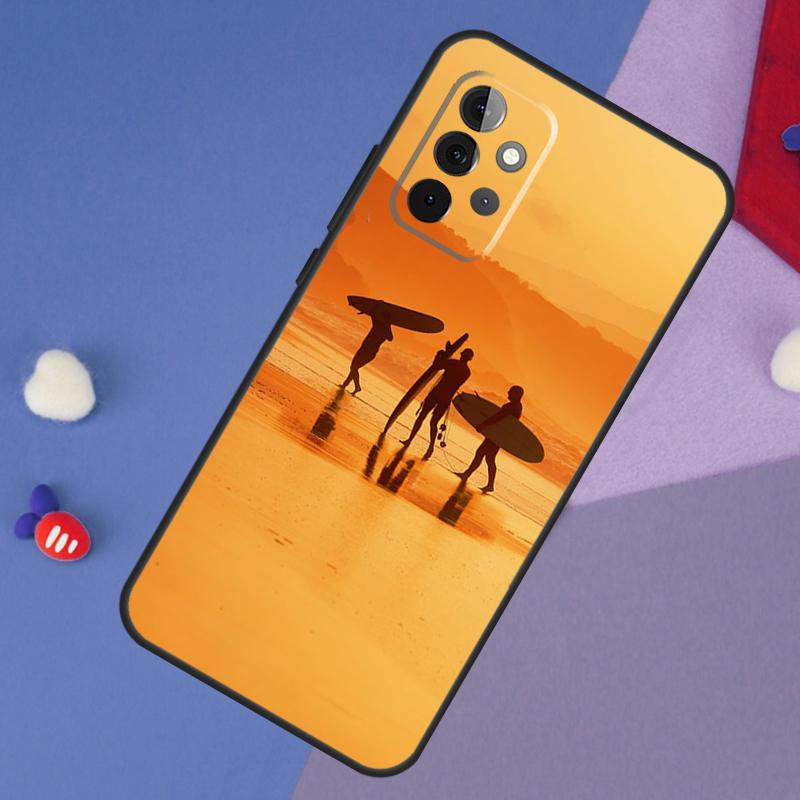 Surfer Surf Hang Loose Shak Case For Samsung Galaxy A13 A16 A26 A36 A56 A06 A55 A35 A15 A54 A34 A14 A53 A12 A22 A32 A52