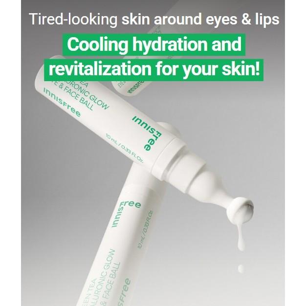 INNISFREE Green Tea Hyaluronic Glow Eye&Face Ball 10ml
