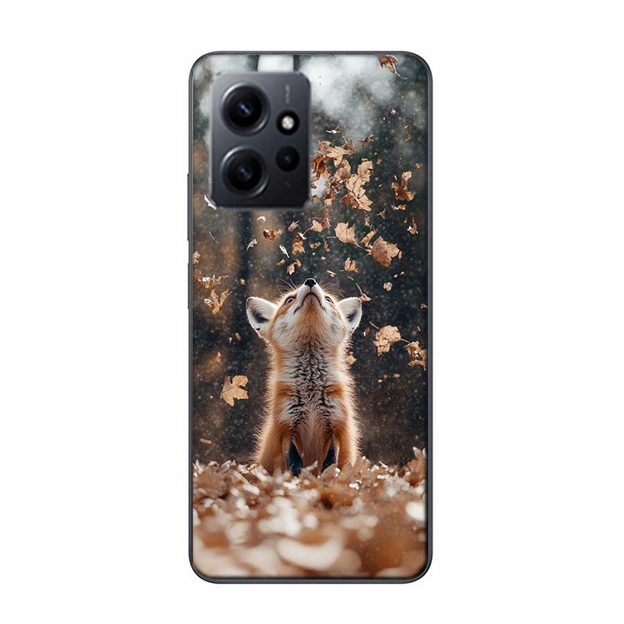 Red Fox Vulpes Phone Case For Redmi Note 14 15 Pro 5G 13 12 Pro Plus 11 11T 11E 11S 10 Pro 10S 9 9S Cover Cell Clear TPU Capa Co