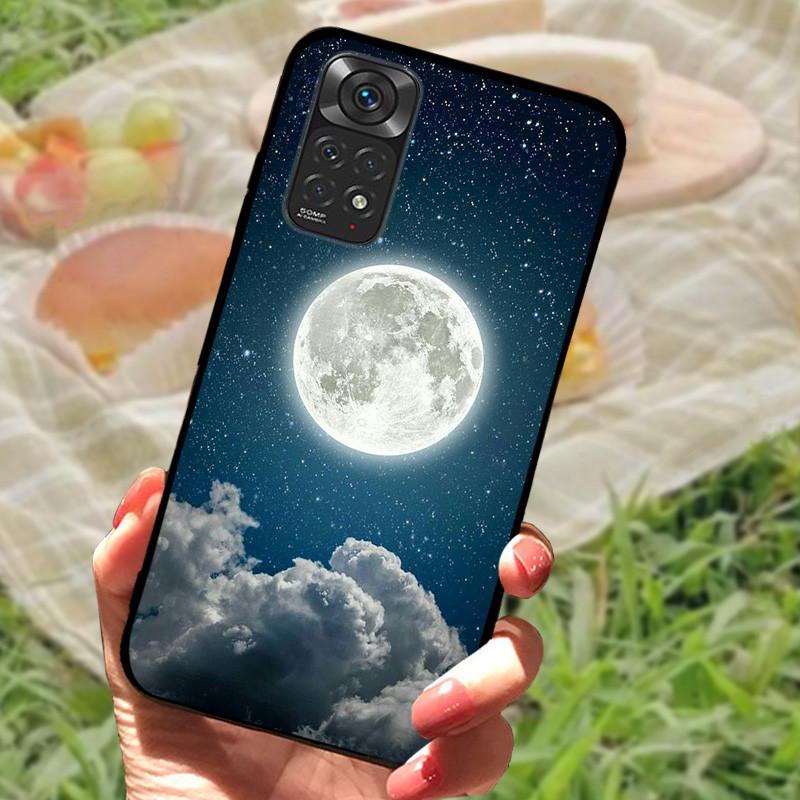 For Redmi Note 11 4G Case Cute Shockproof Silicone Soft TPU Phone Cover For Xiaomi Redmi Note 11s Bumper Cases On Note11 Pro