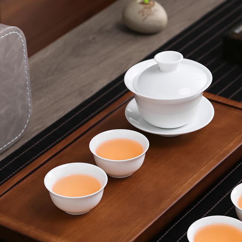 Portable Kung Fu Tea Set with Carry Bag - Ideal for Travel, Outdoor Use, Business Events, or as a Customized Logo Gift.