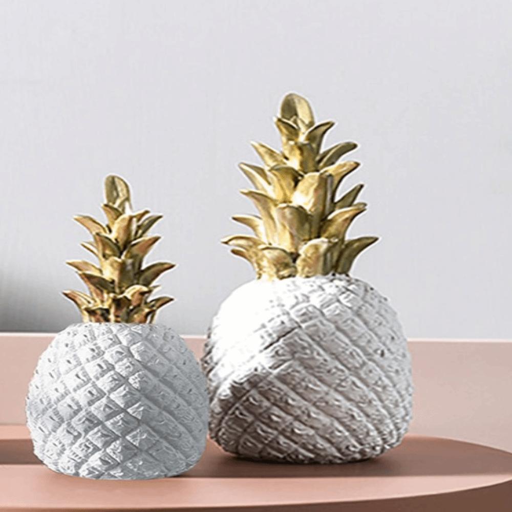 Embossed Texture Surface Resin Pineapple Table Ornament Tv Stand Desktop Ornament