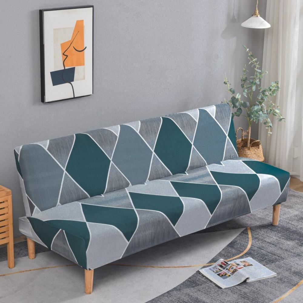 

Молочний шовк Еластичний Чохол на диван Накидка Захисник меблів Пилозахисний Розтяжний Без підлокітників Повне покриття S: 120-150cm