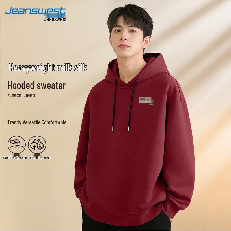 Jeanswest Herren Kapuzenpullover Lockerer Schnitt